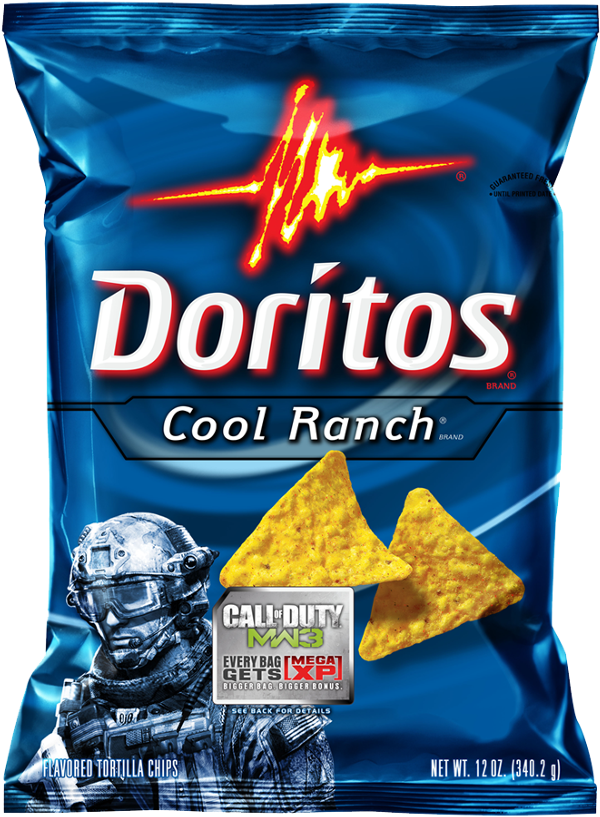 Doritos Cool Ranch Callof Duty Promotion PNG Image