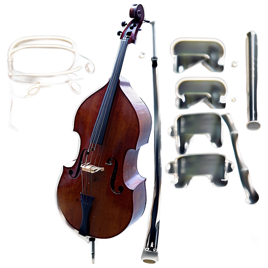 Double Bass Instrument Png Yut58 PNG Image