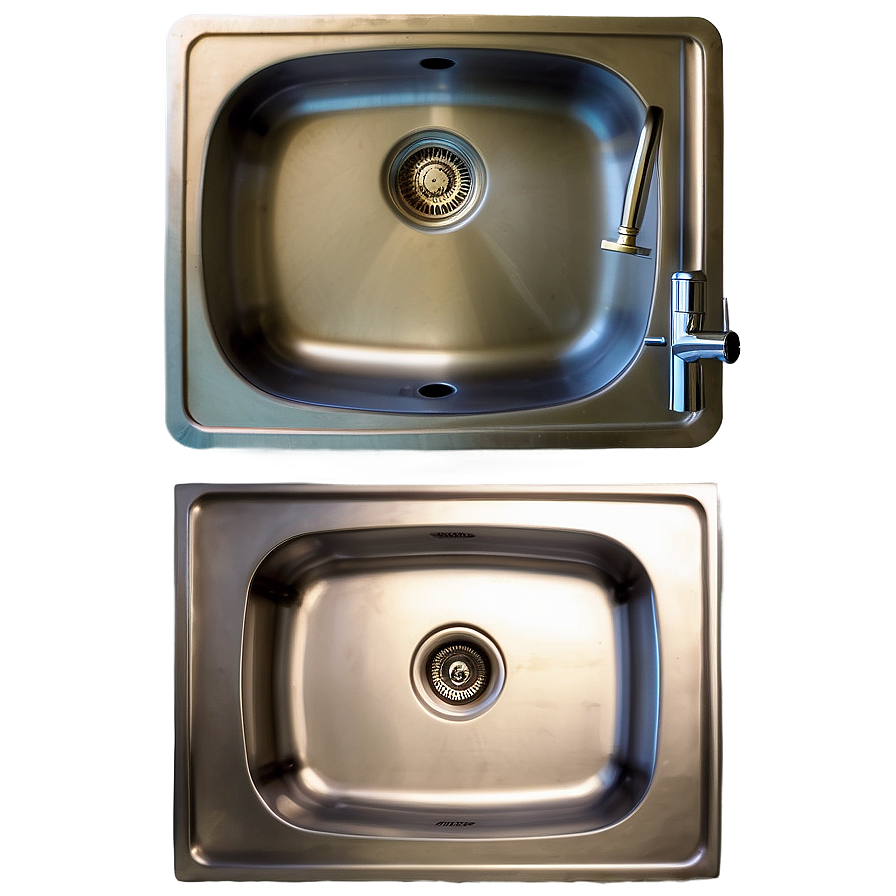 Double Bowl Kitchen Sink Png 06122024 PNG Image