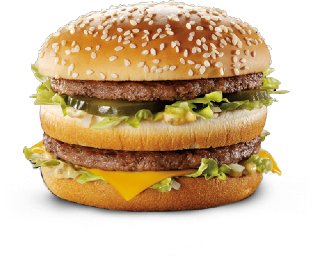 Double Cheeseburger Deluxe PNG Image