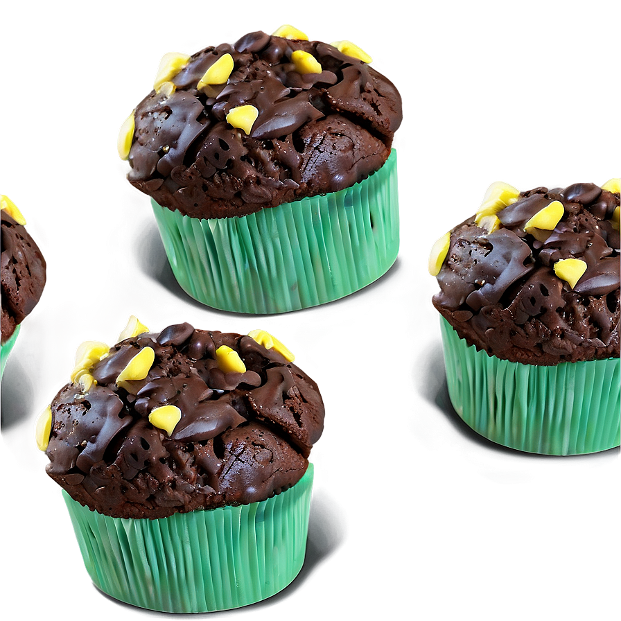 Double Chocolate Muffin Png Slx PNG Image