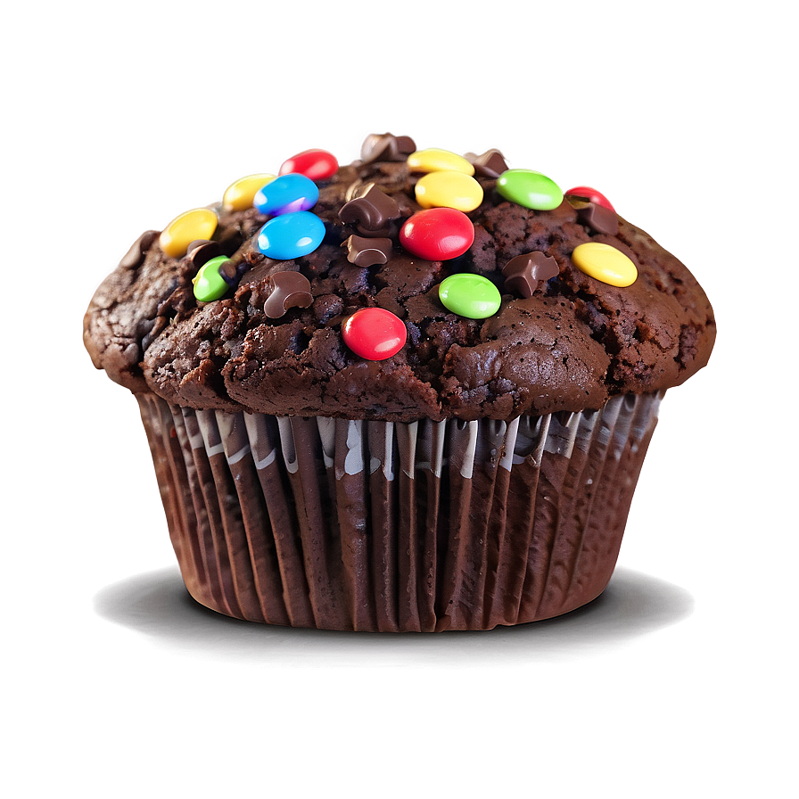 Double Chocolate Muffin Png Xje5 PNG Image