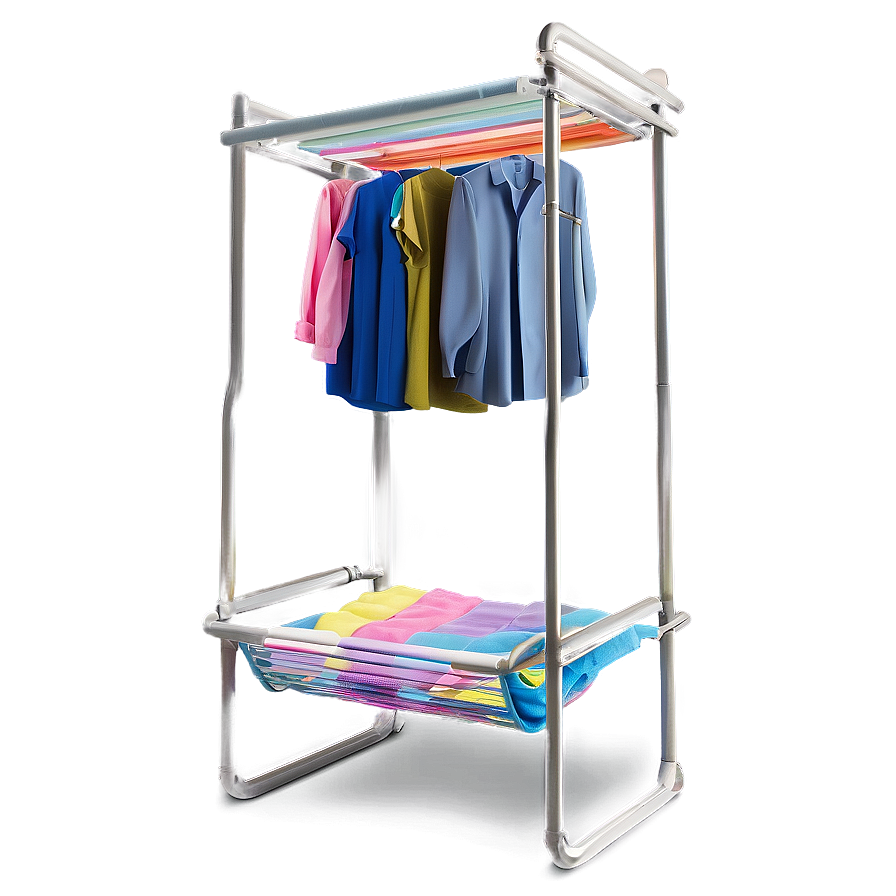 Double Layer Clothes Dryer Png Fyn55 PNG Image