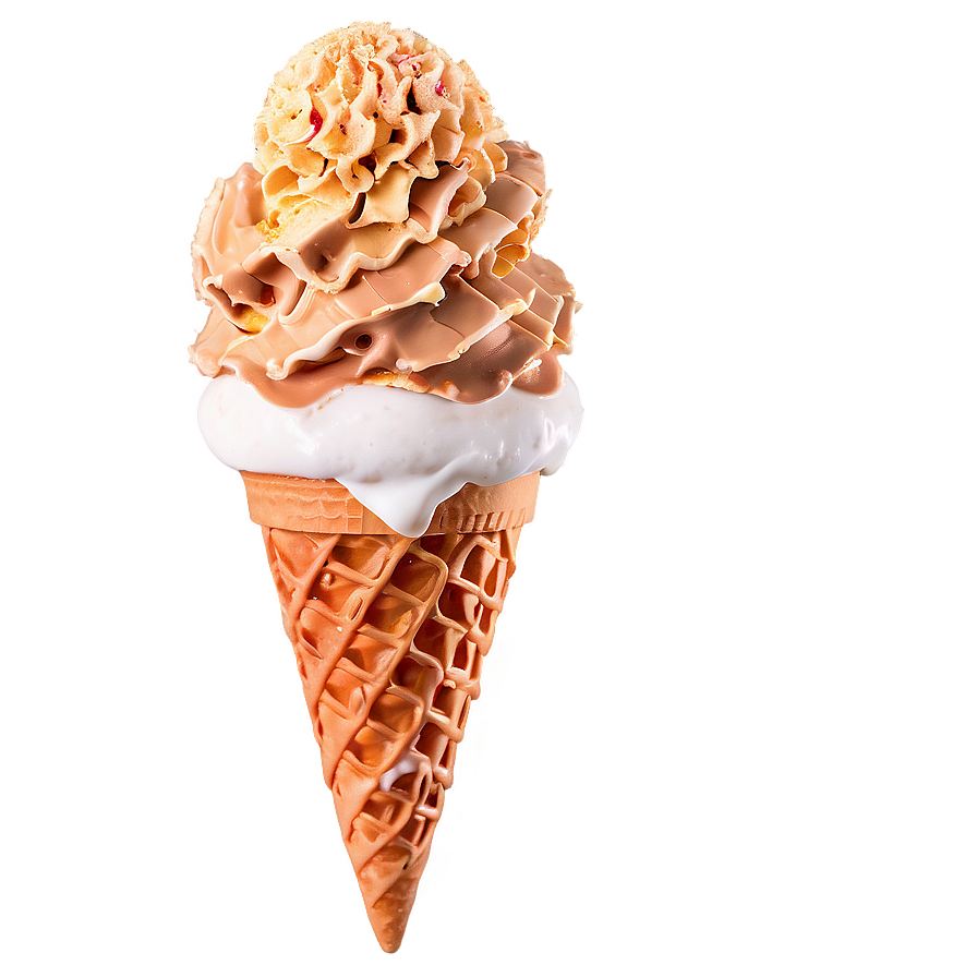 Double Scoop Ice Cream Cone Png 05252024 PNG Image