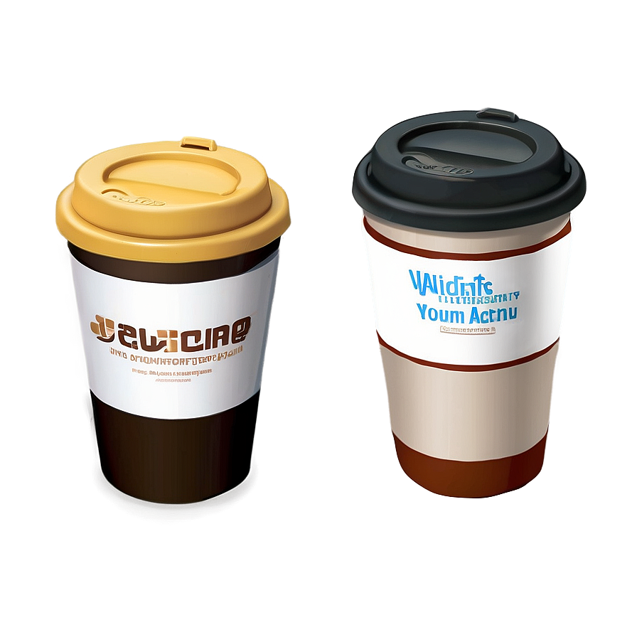 Double Wall Coffee Cup Png Gcc36 PNG Image