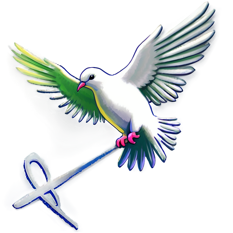 Dove And Cross Png 05042024 PNG Image