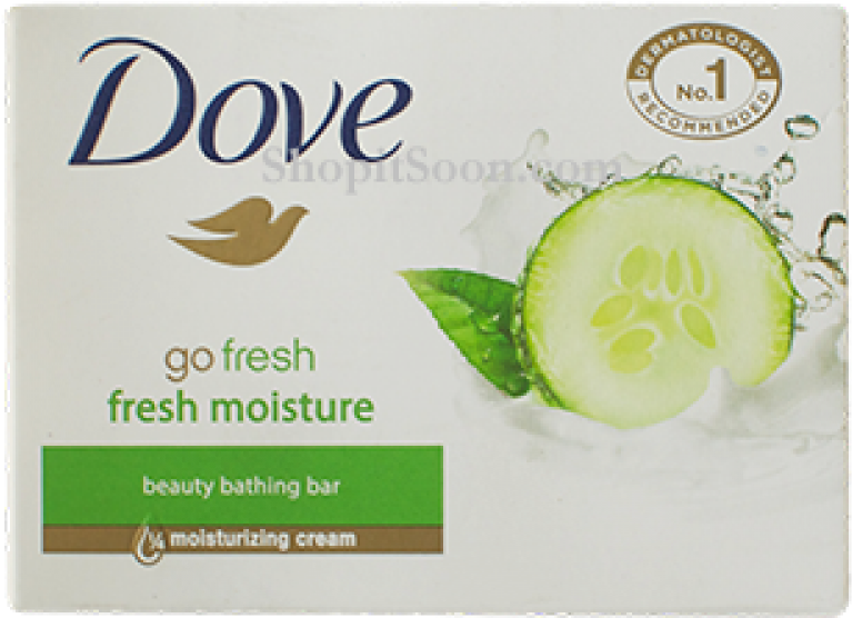 Dove Fresh Moisture Beauty Bar Packaging PNG Image