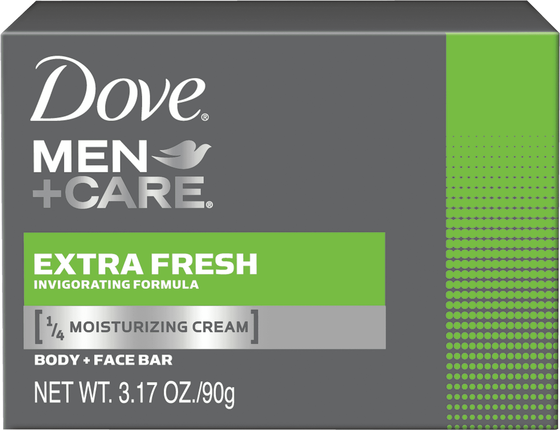 Dove Men Care Extra Fresh Soap Bar Packaging PNG Image