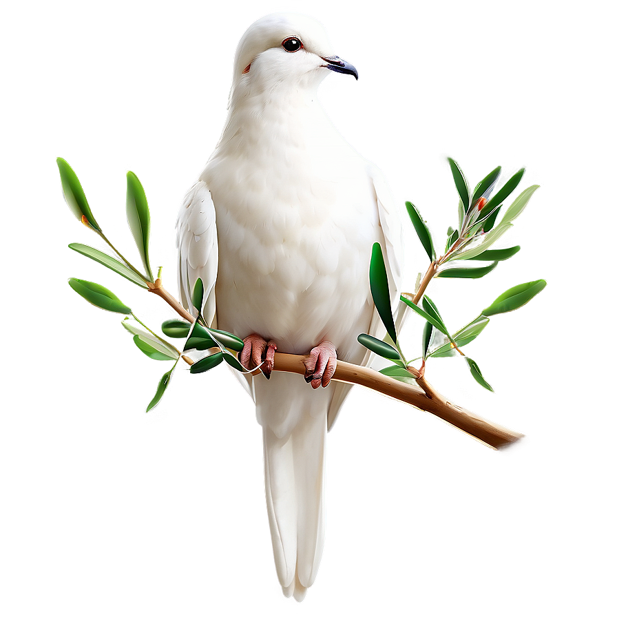 Dove With Olive Branch Clipart Png 22 PNG Image