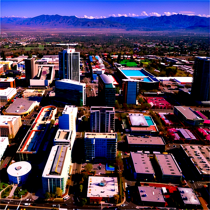 Downtown San Jose Aerial View Png 40 PNG Image