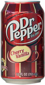 Dr Pepper Cherry Vanilla Can PNG Image