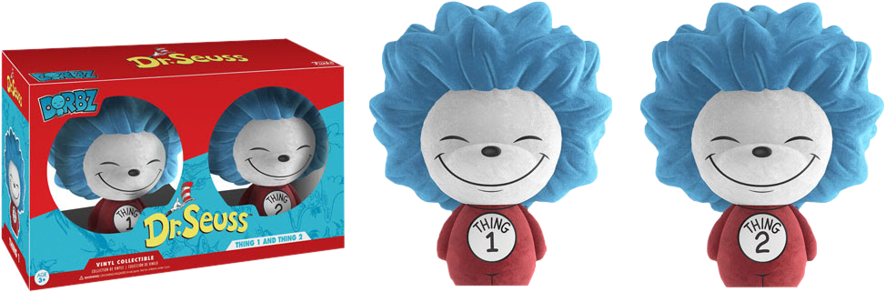 Dr Seuss Thing1and Thing2 Funko Dorbz PNG Image