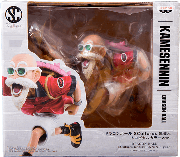 Dragon Ball Kamesennin Figure Packaging PNG Image