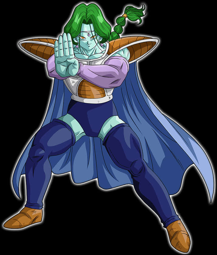 Dragon Ball Z Character Pose PNG Image