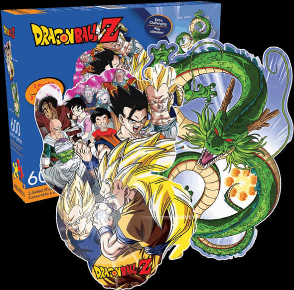 Dragon Ball Z Puzzle Packaging PNG Image