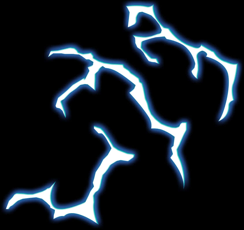 Dragon Ball Z Silhouette Energy Aura PNG Image