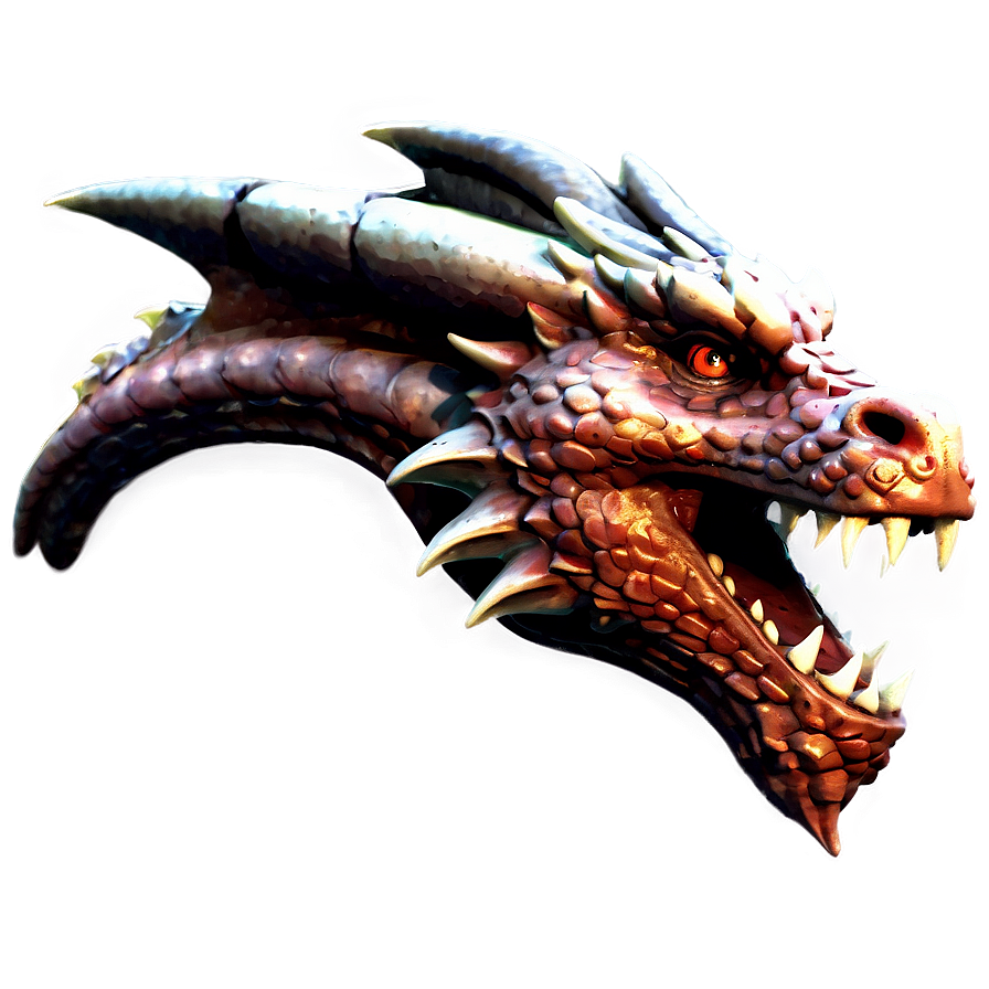 Dragon Head Closeup Png Ruv PNG Image