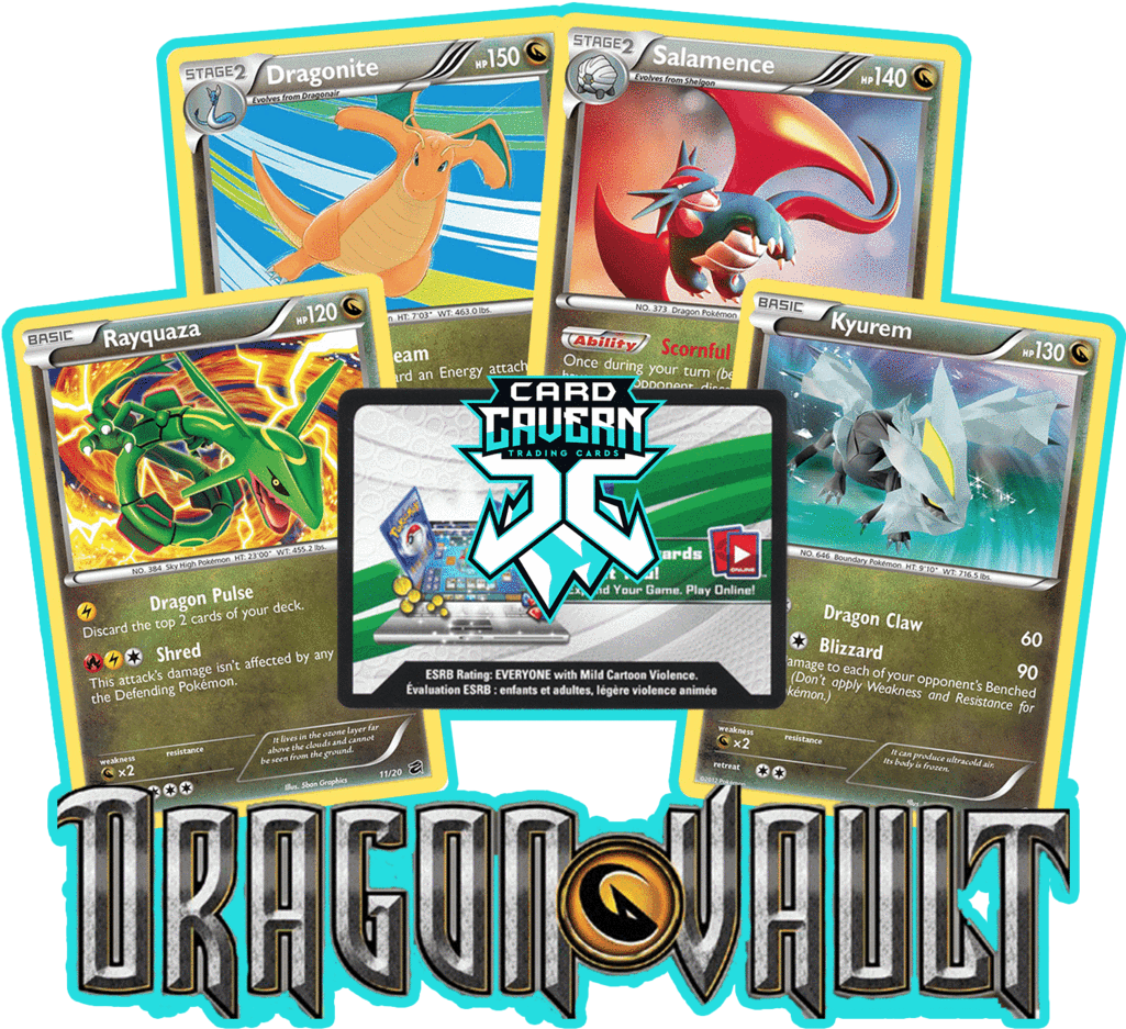 Dragon Vault Pokemon Cards Collection PNG Image