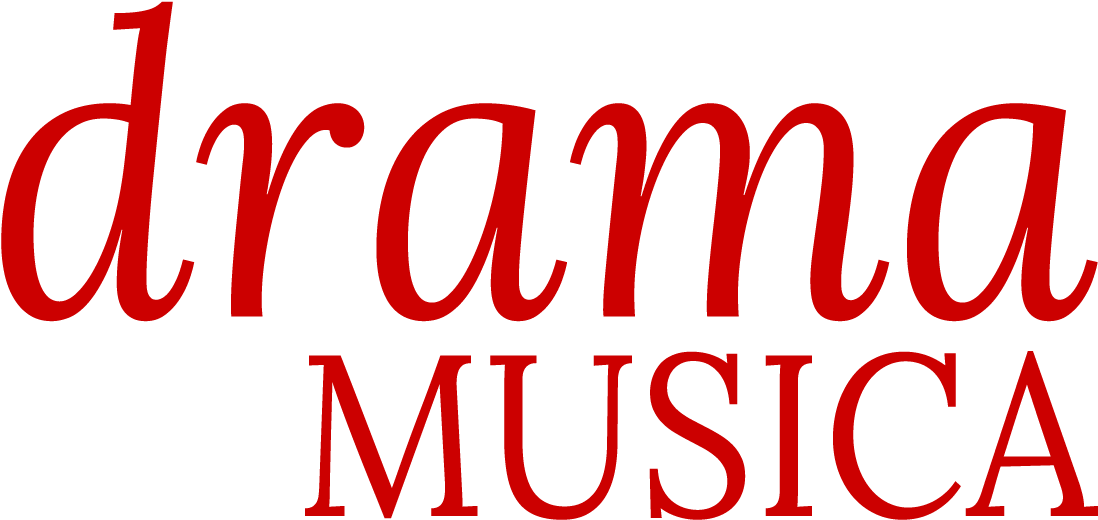 Drama Musica Logo Red PNG Image