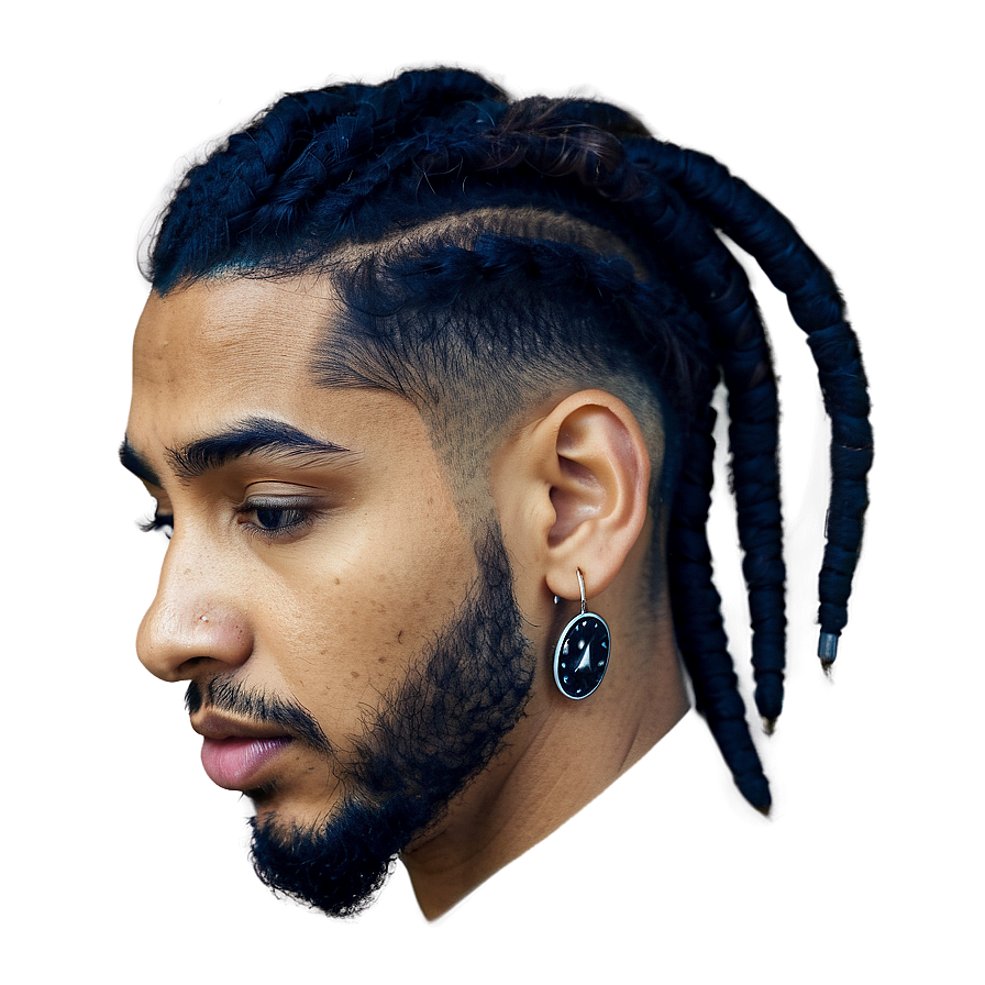 Dreads And Undercut Combination Png Hyd53 PNG Image