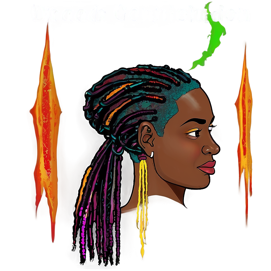 Dreads And Undercut Combination Png Yrp13 PNG Image