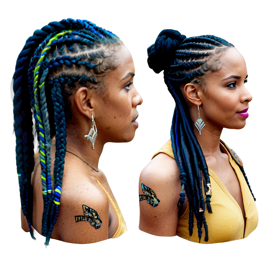 Dreads Braiding Techniques Png Ikh27 PNG Image