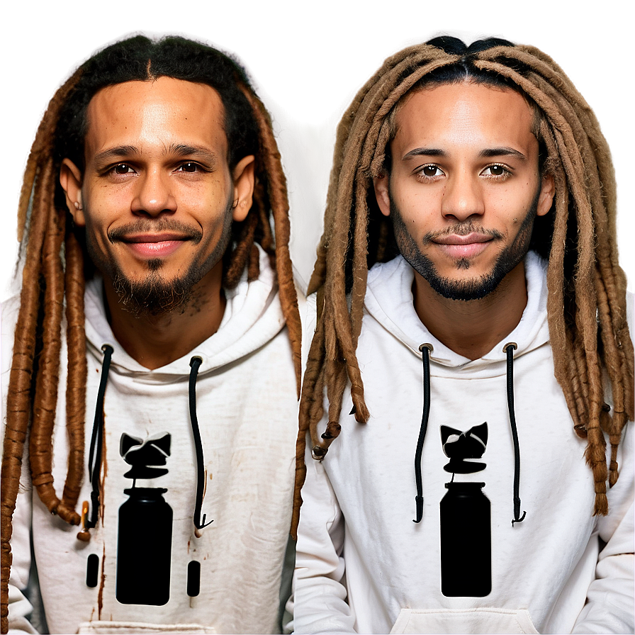 Dreads Transformation Journey Png 05242024 PNG Image