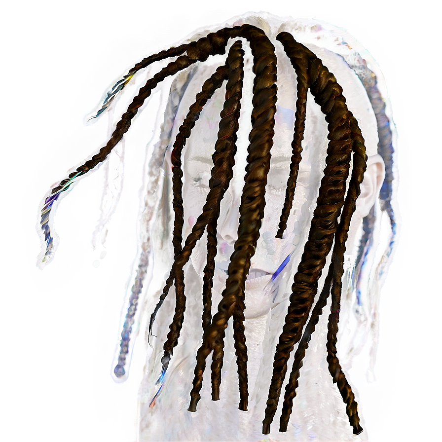 Dreads With Highlights Png 05242024 PNG Image