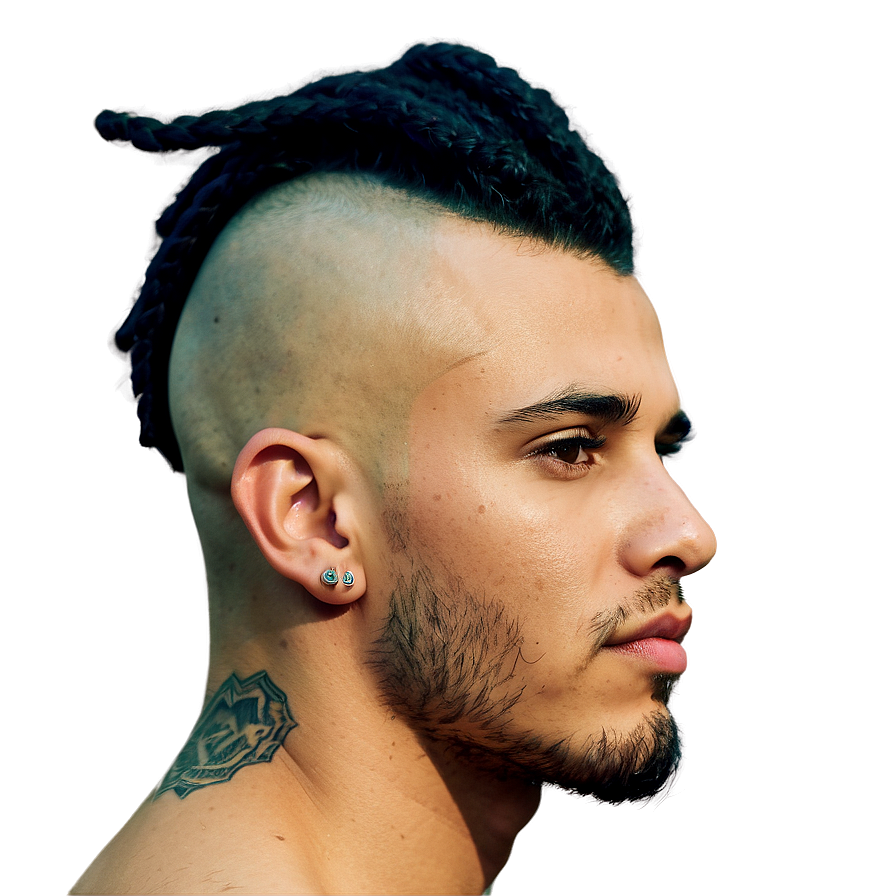 Dreads With Shaved Sides Png Plj79 PNG Image