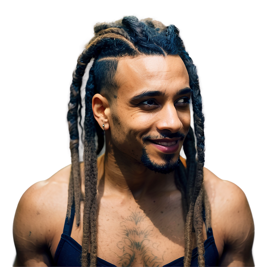 Dreads With Shaved Sides Png Ugw PNG Image