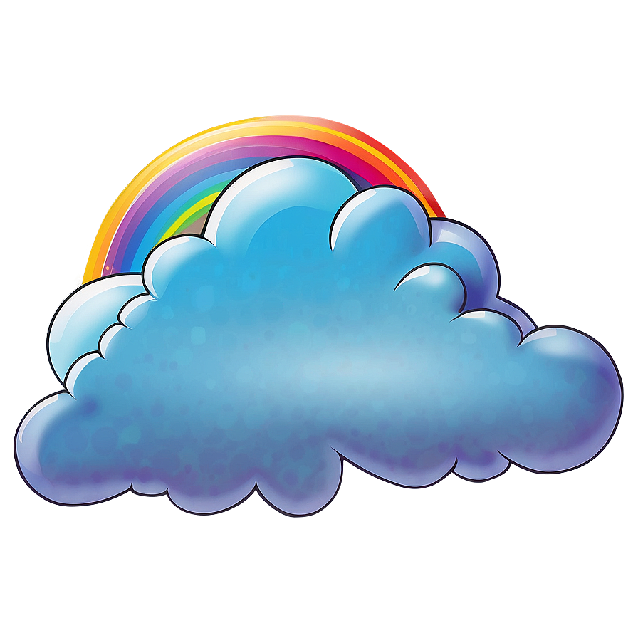 Dream Cloud With Rainbow Png 24 PNG Image