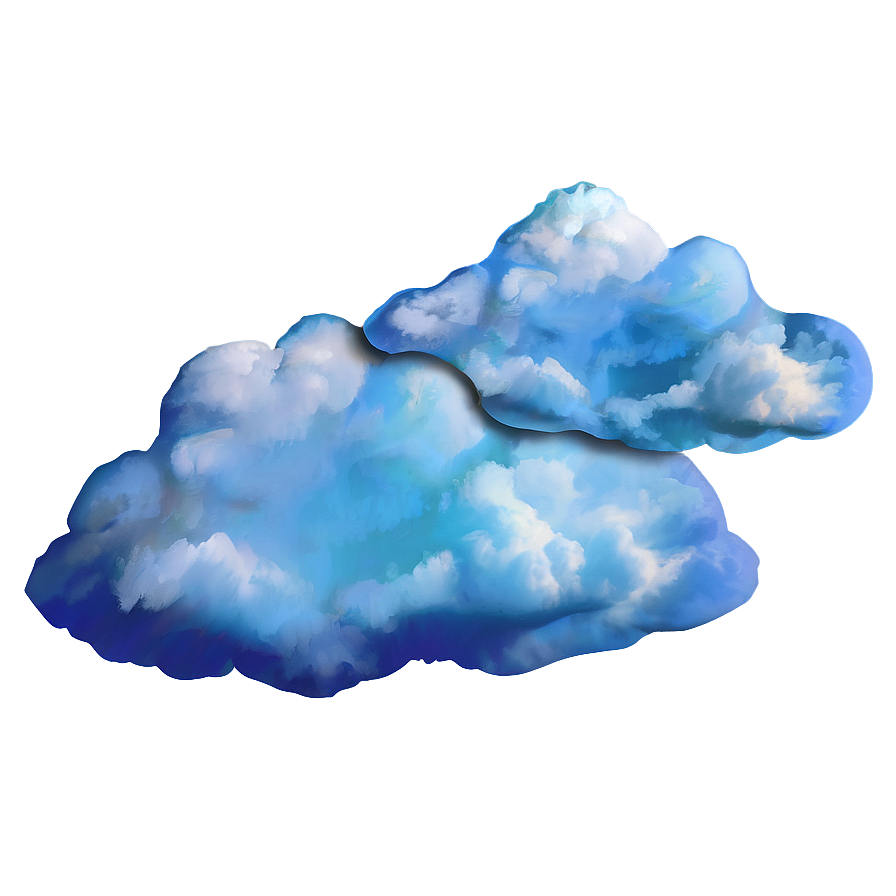 Dreamy Blue Clouds Png Ilu33 PNG Image