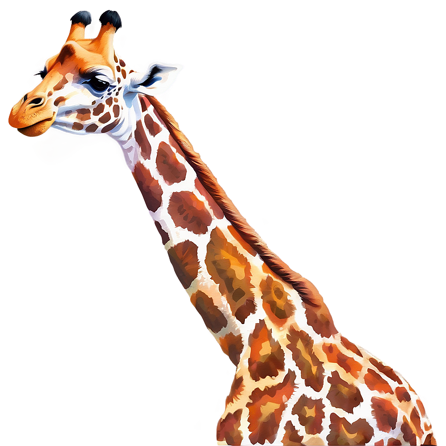 Dreamy Giraffe Landscape Png 05062024 PNG Image