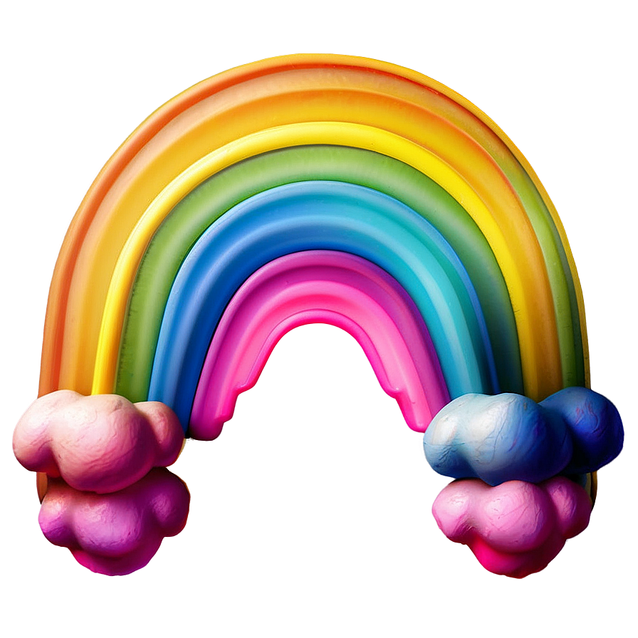 Dreamy Pastel Rainbow Png Vdv PNG Image