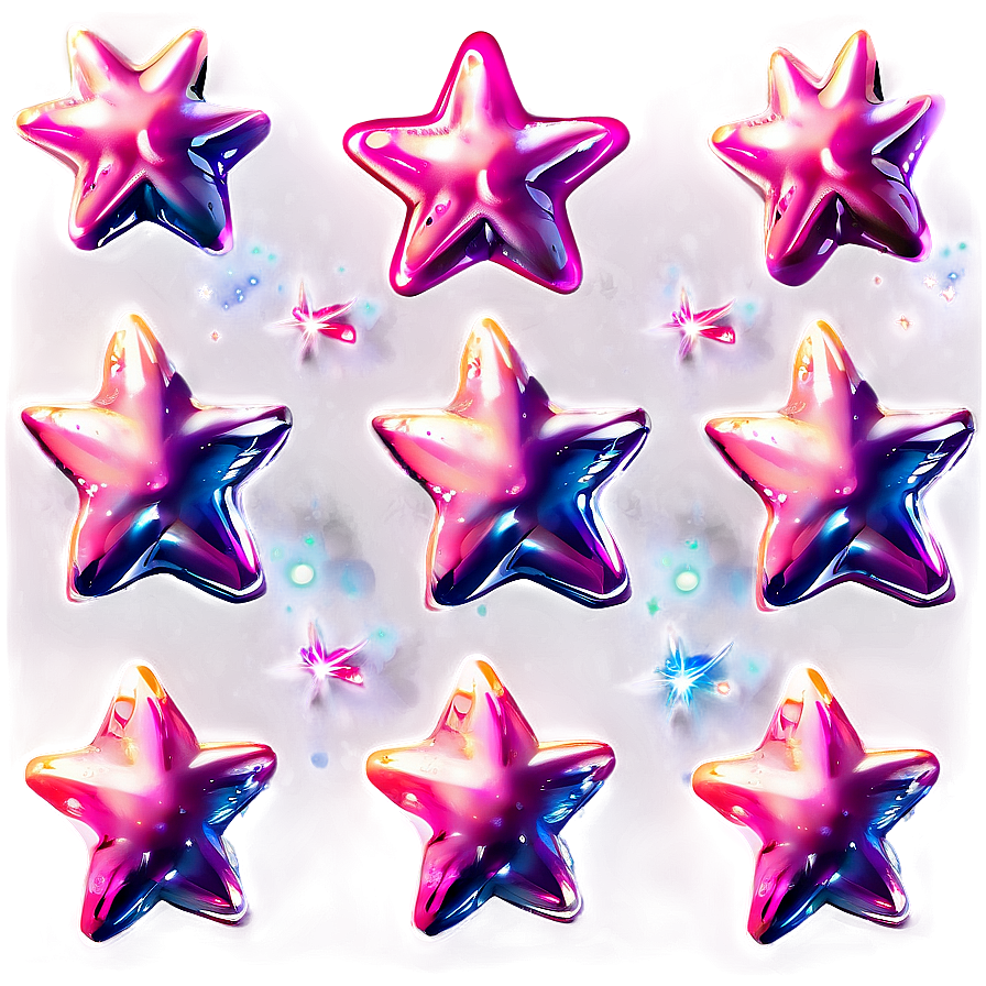 Dreamy Pink Stars Png Jtb97 PNG Image