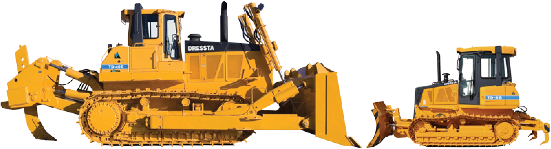 Dressta Bulldozersin Action PNG Image