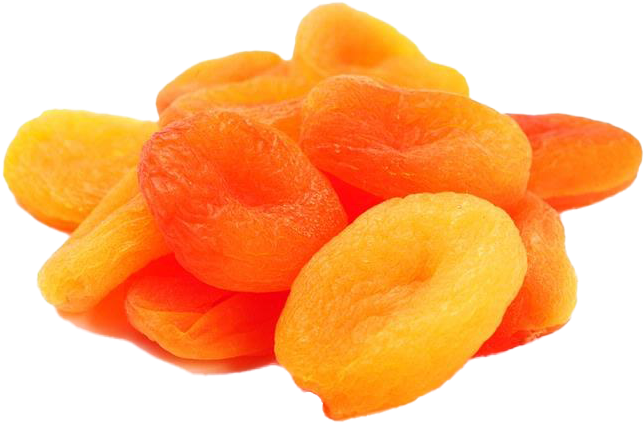 Dried Apricots Pile Transparent Background PNG Image