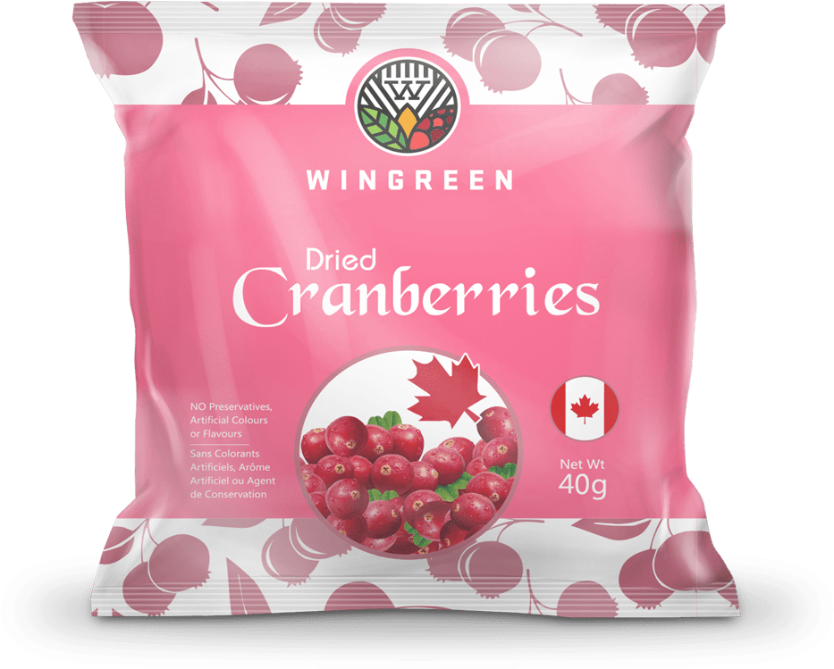 Dried Cranberries Package Design PNG Image