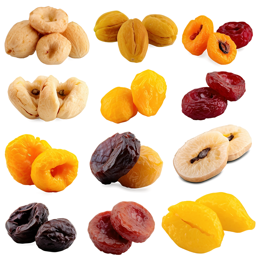 Dried Fruit Compilation Png Rot PNG Image