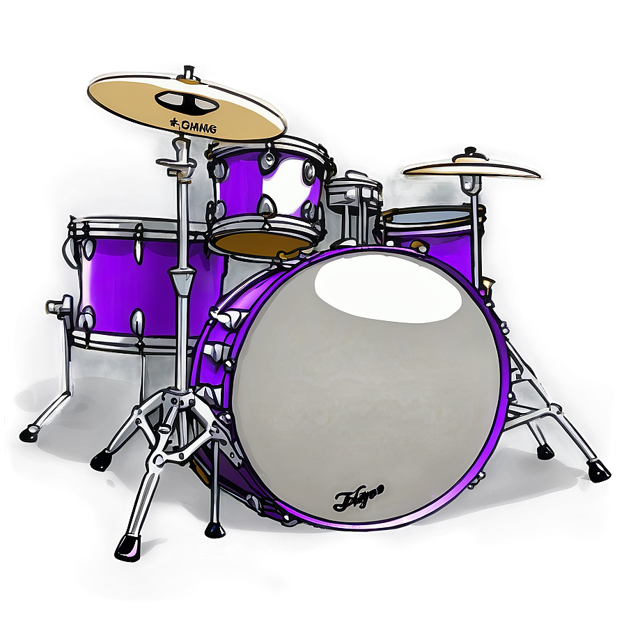 Drum Kit Sketch Png 06212024 PNG Image