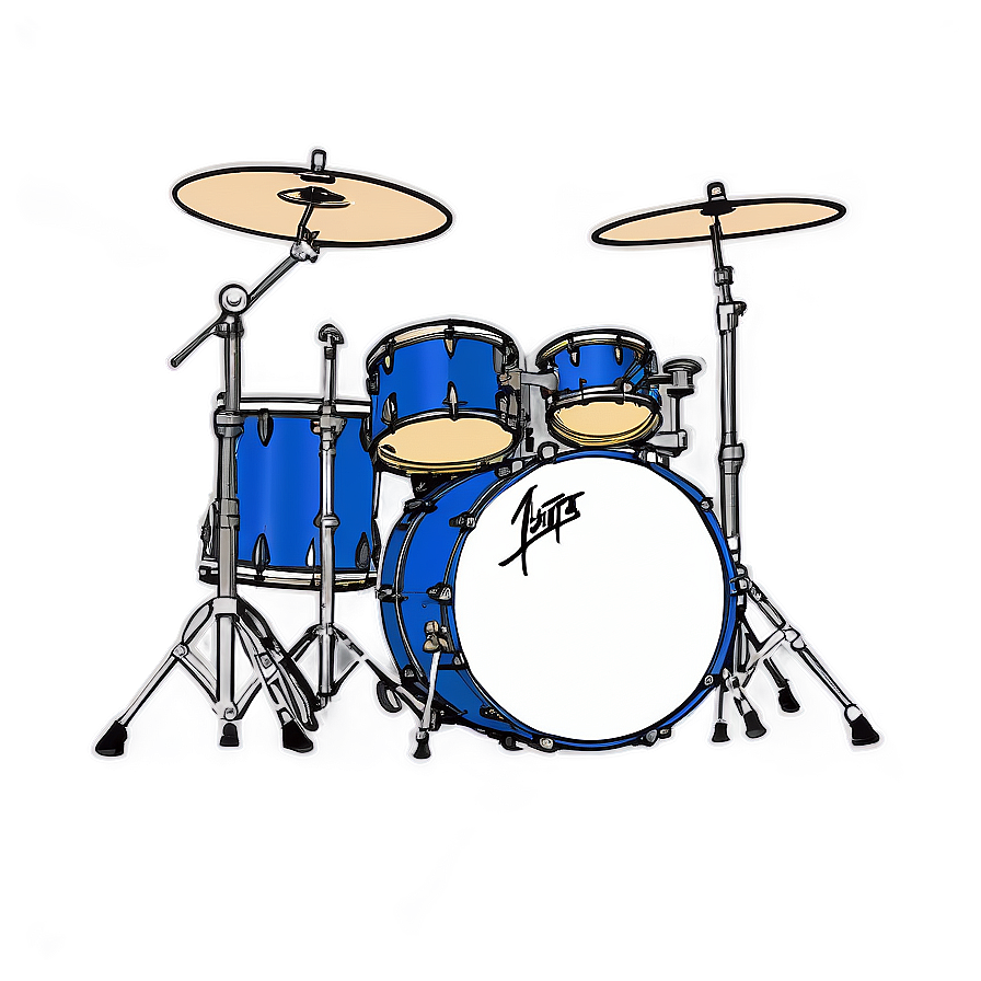 Drum Kit Sketch Png 42 PNG Image