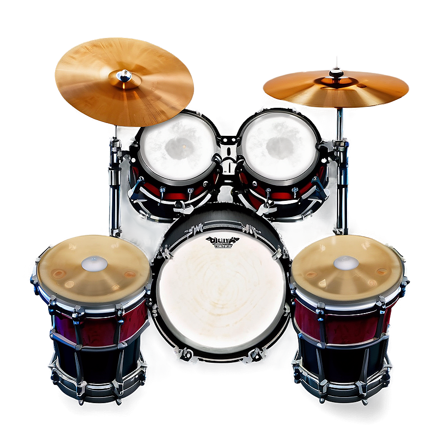 Drum Kit Top View Png Ces PNG Image