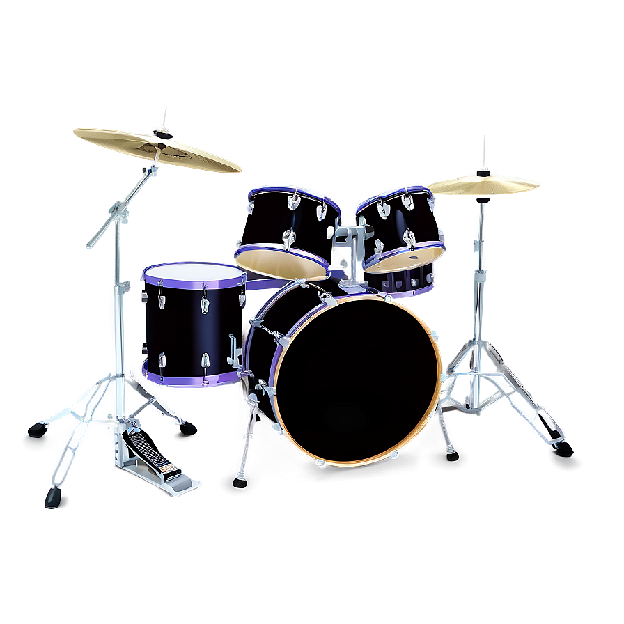 Drum Set 3d Png Yyo PNG Image