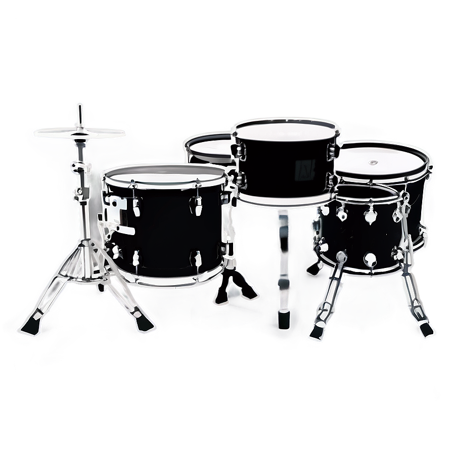 Drum Set Flat Png 05242024 PNG Image