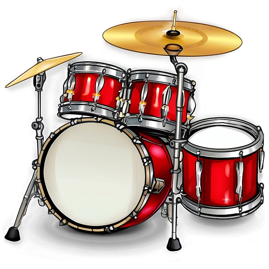 Drum Set Music Clipart Png 06272024 PNG Image