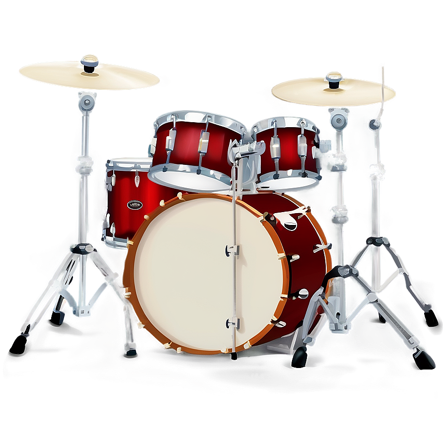 Drum Set Vintage Png 05242024 PNG Image