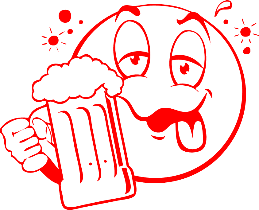 Drunk Emoji Holding Beer PNG Image