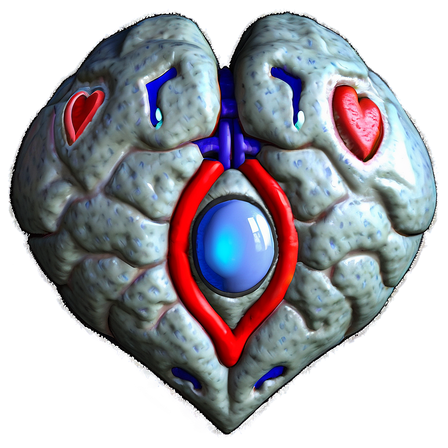 Dual Heart Fusion Png D PNG Image