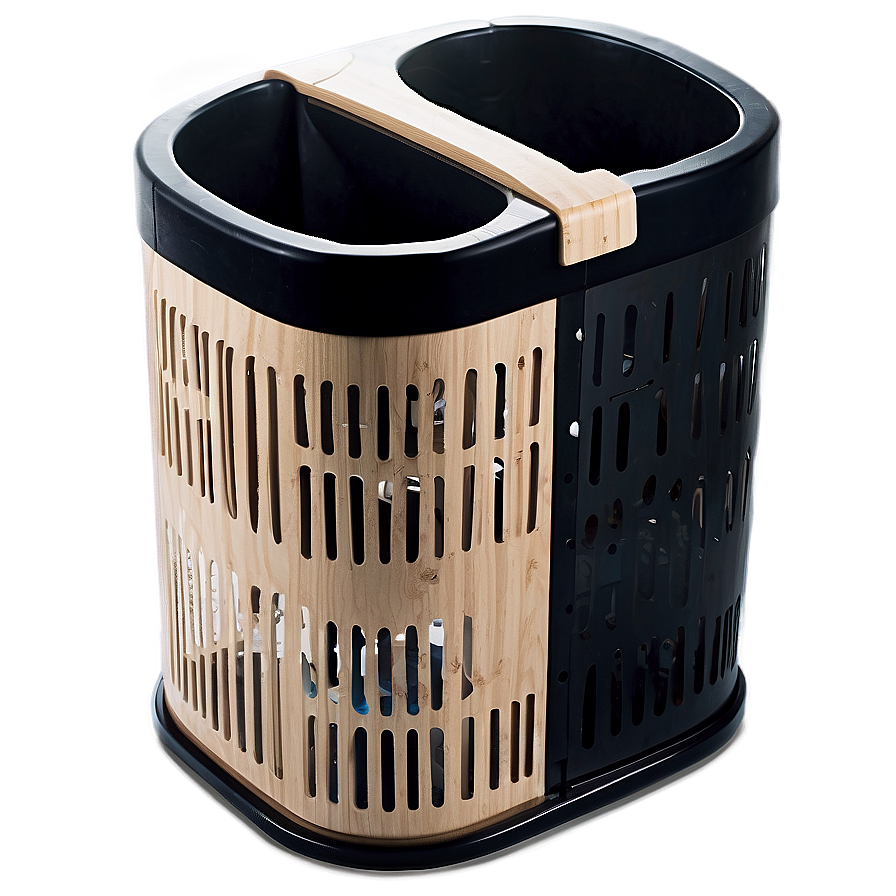 Dual Recycling Bin Two-tone Png Bco1 PNG Image