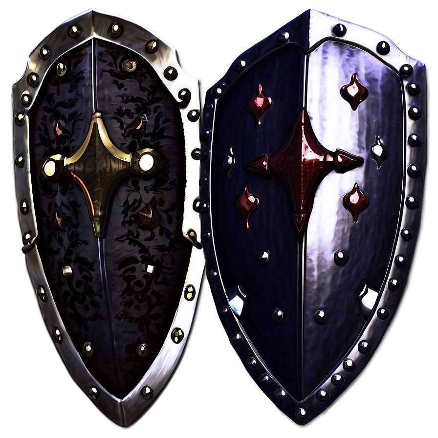 Dual Sword And Shield Artwork Png 06252024 PNG Image